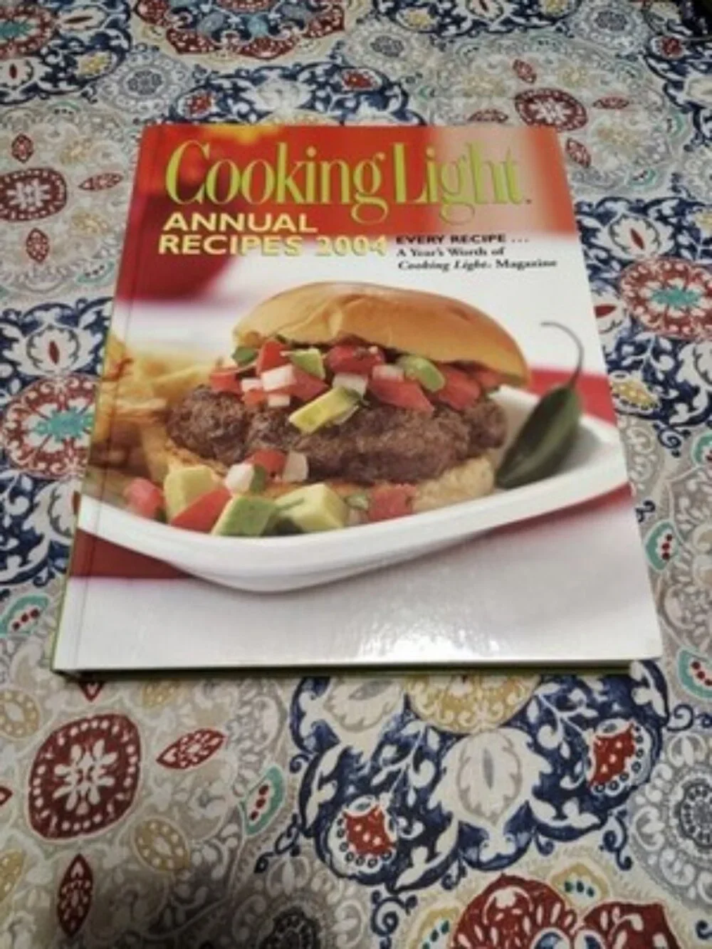Cooking Light Anual Recipes 2004 Cookbook, Jason Burnett HardCover
